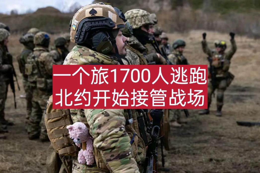 乌军一个旅1700多人逃跑，北约开始接管乌克兰战场！

真的打不动了，乌军一个旅