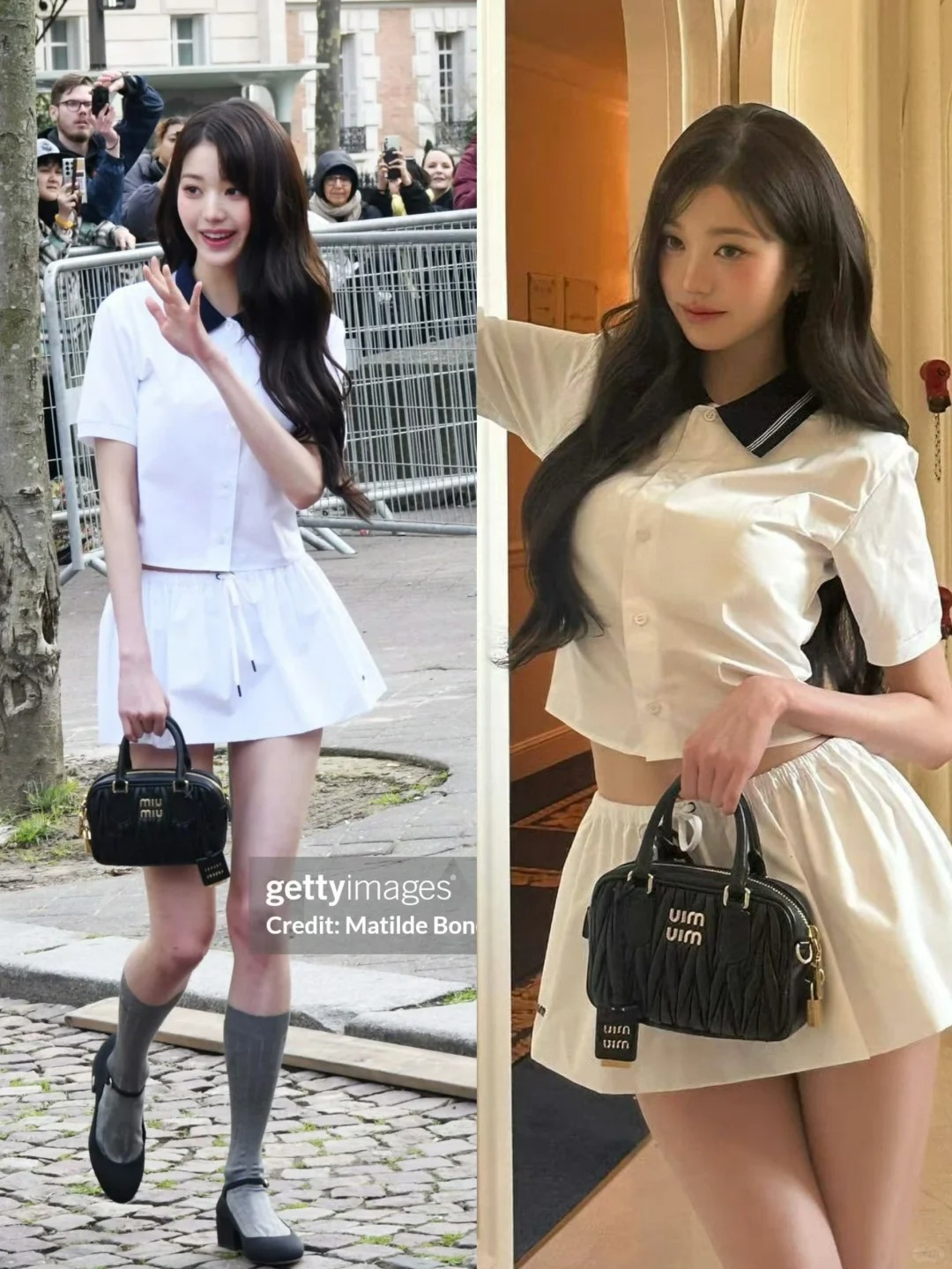 张元英g社生图&ins对比
生图和ins发布的照片几乎没有差别，g社完全像站姐了