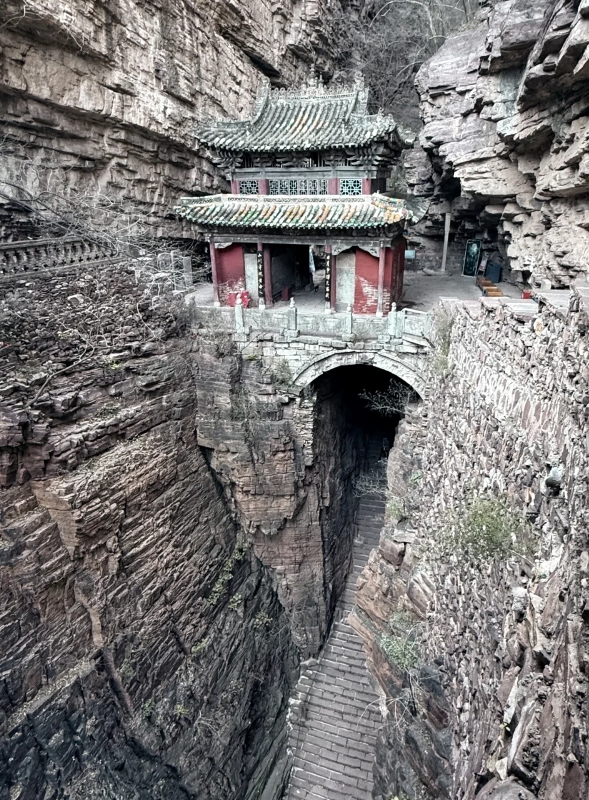 黑神话悟空取景地之一井陉苍岩山，石家庄井陉苍岩山福庆寺，黑神话悟空取景地之一，