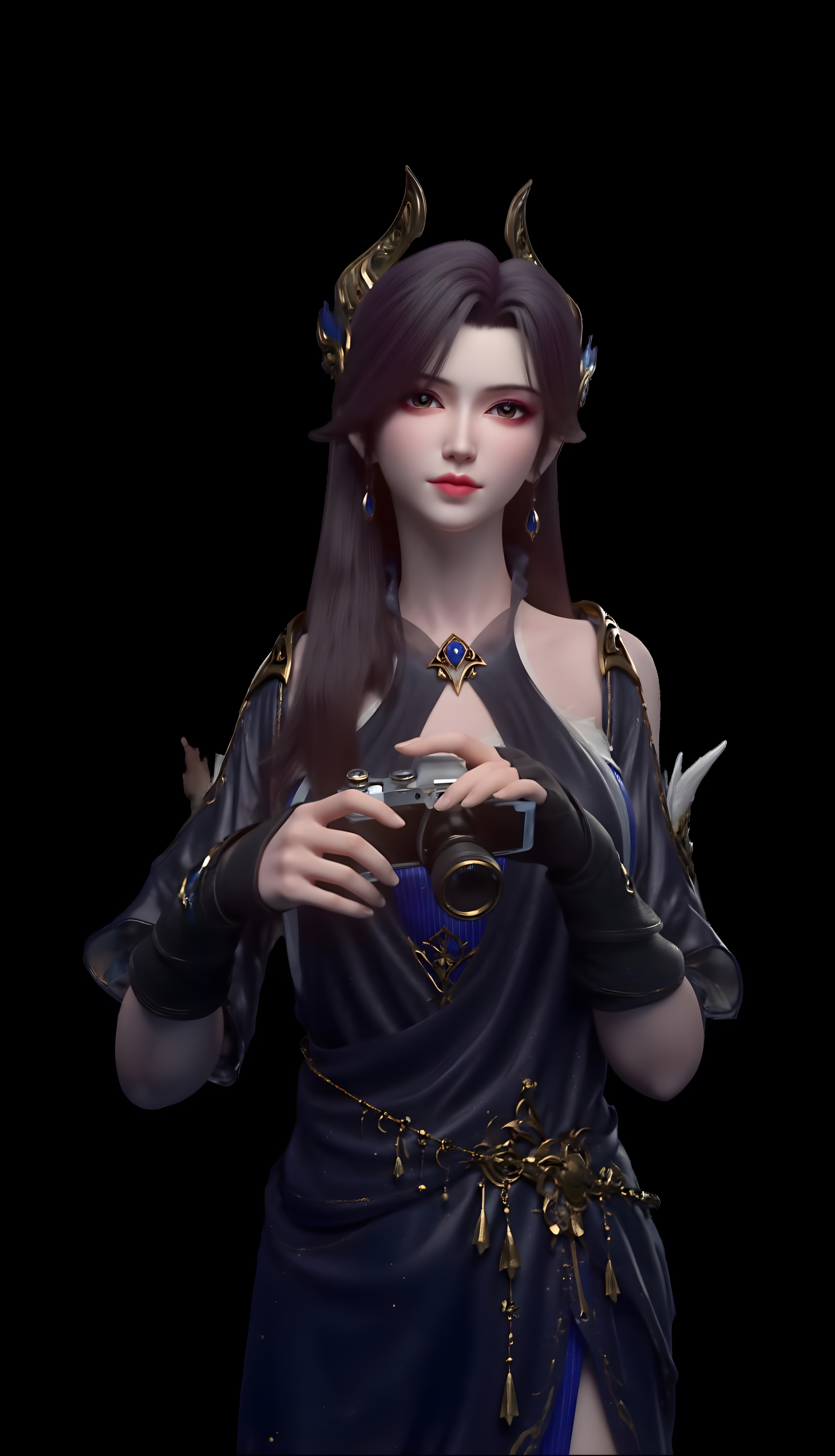 斗破苍穹国漫女神壁纸：萧炎接连破掉曹颖记录，大长腿曹颖表示爱了！