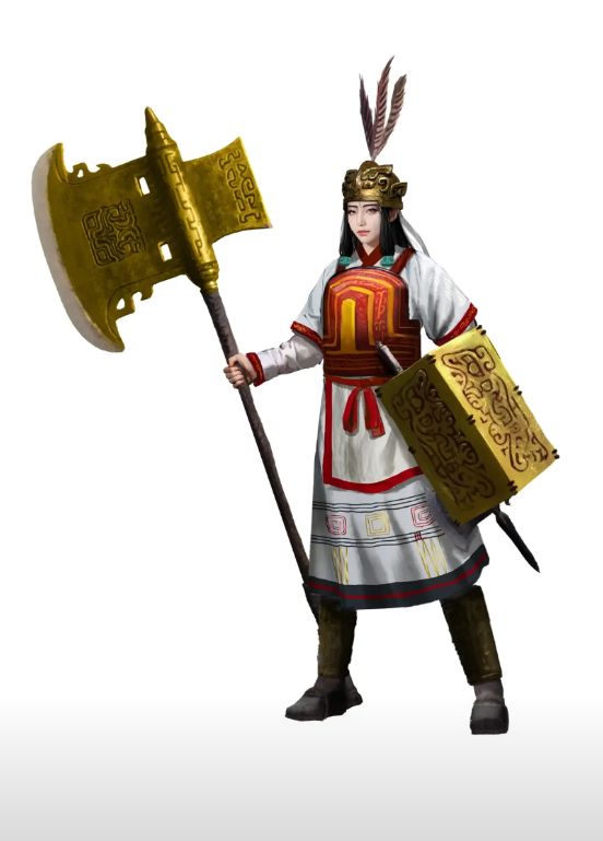 她是史上最能打的女人，身高175，手持20斤铜钺，一生替夫出征90余次，击败20