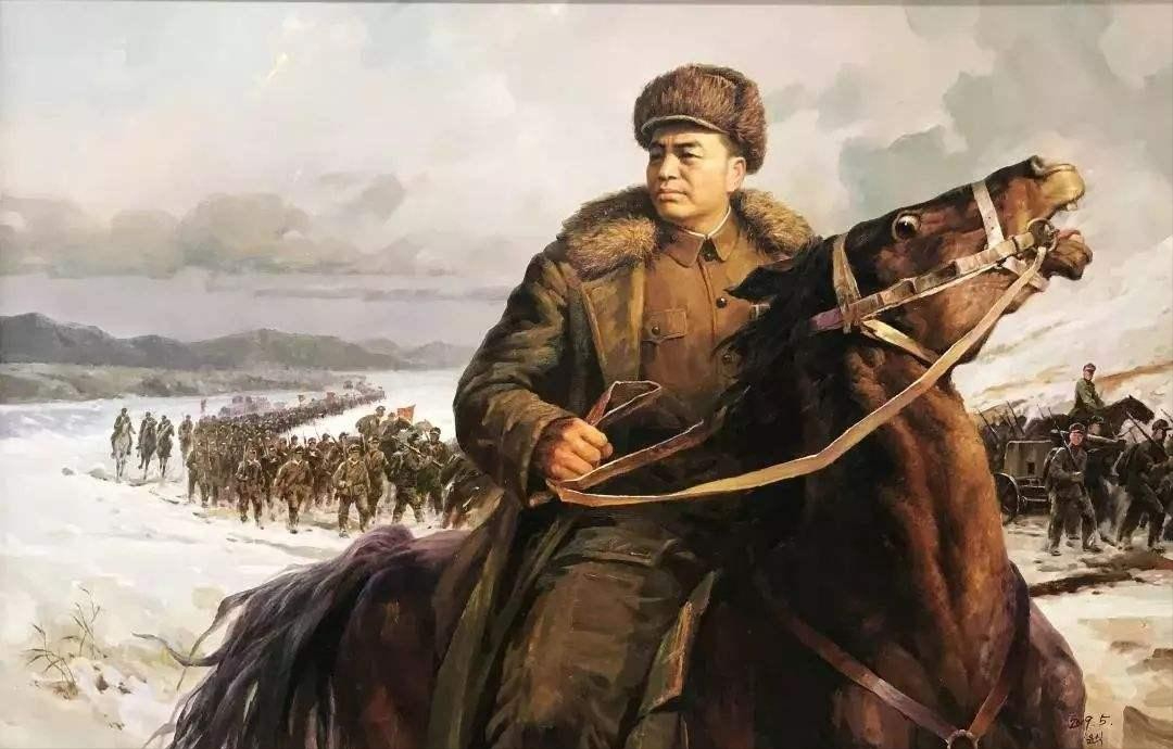 1951年初，金日成十分固执的要求志愿军南下继续追击美军。彭老总等人多次劝说无果