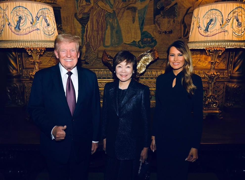 日本发明“遗孀外交”：特朗普拒见石破茂，但见了安倍夫人

15日，特朗普和他的夫