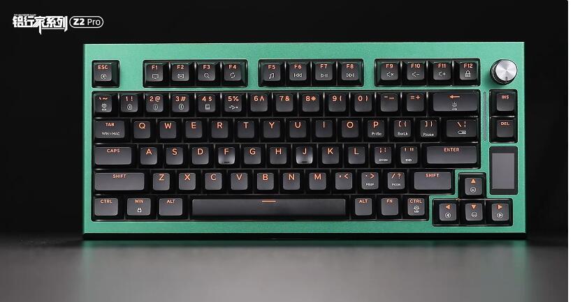 黑峡谷旗下带屏“铝坨坨”三模机械键盘 Z2 Pro“陌野狂花”配色将于今天 10