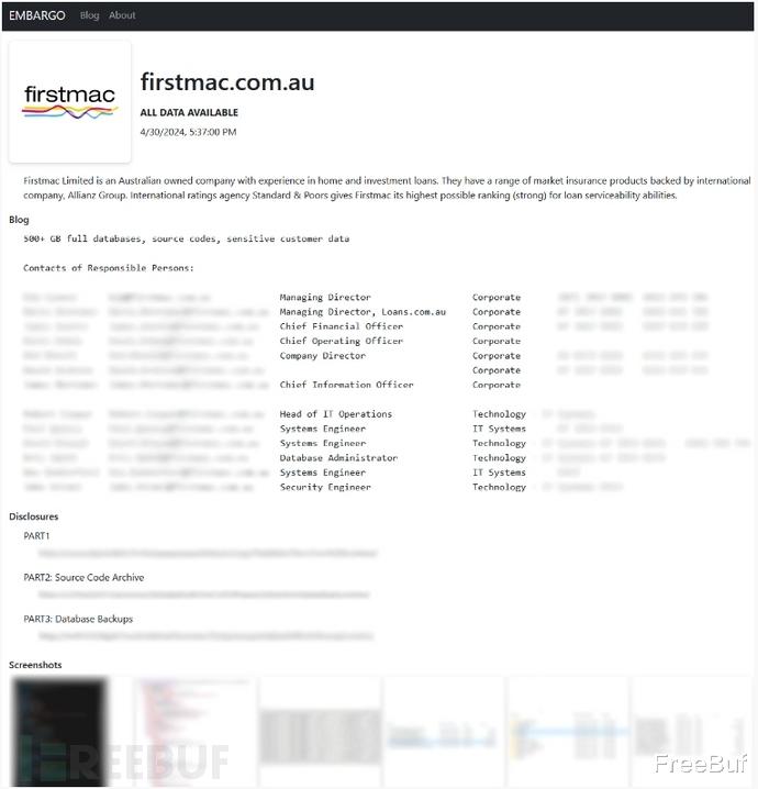 澳大利亚最大的非银行贷款机构泄露超500g数据