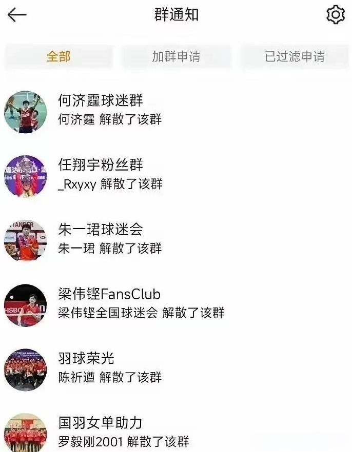 国羽的好多个没想到：
1.没想到有粉丝群的球员都是男球员
2.没想到朱一珺也有粉