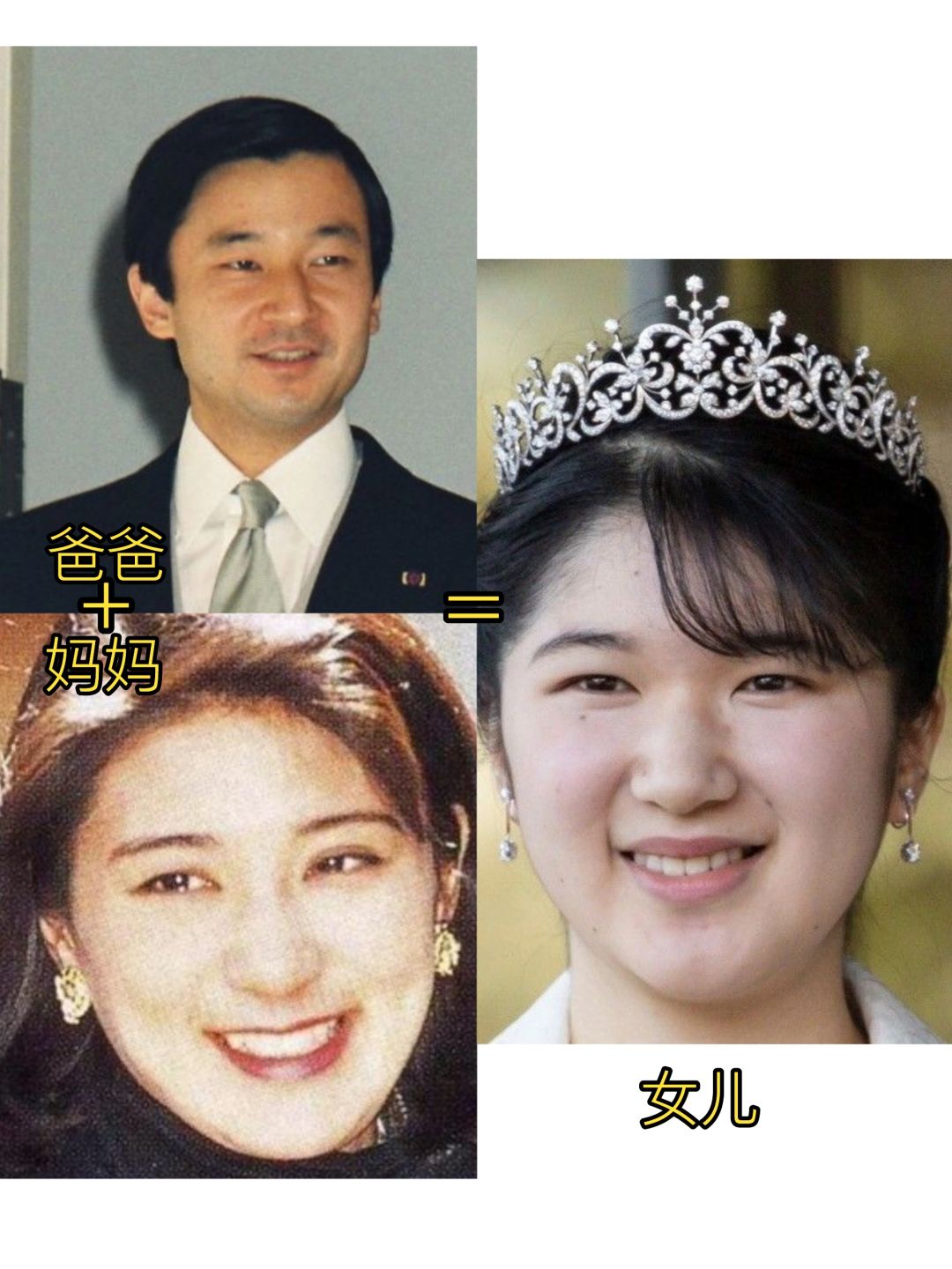 皇室丑基因真顽固，王妃多漂亮都没用。