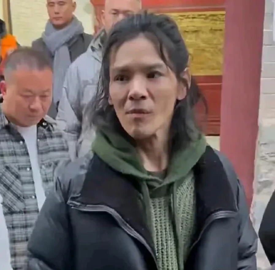 向佐在少林寺参观时被人偶然遇见，其无滤镜的素颜状态实在是令人难以恭维，不过他的私