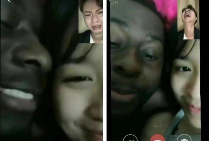 这是个悲伤的故事，女朋友被黑了[吐彩虹]