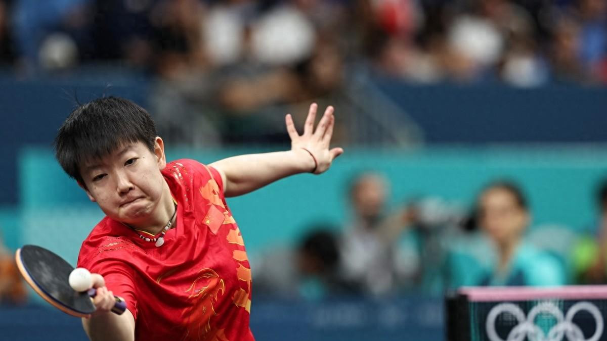 奥运乒乓球-孙颖莎4-0淘汰61岁华裔名将倪夏莲 晋级女单16强
