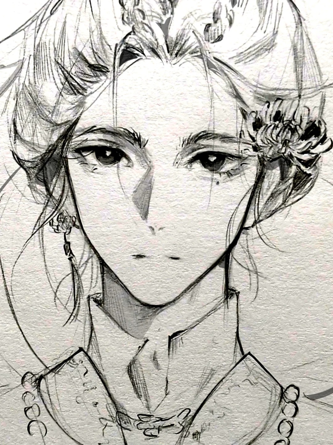 “请叫我菊花将军（bushi”
学校的摸鱼，画世界调了一下