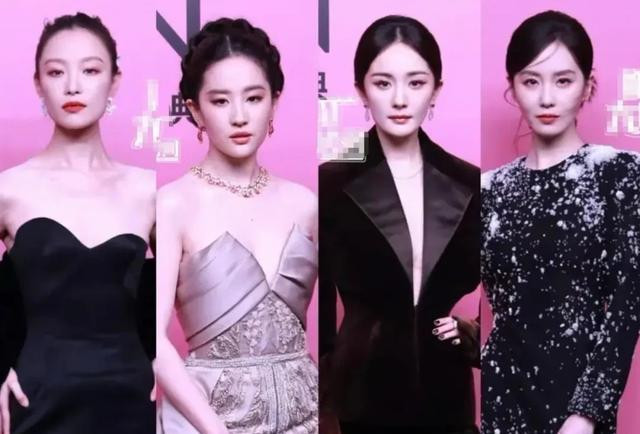 85花同场高清生图曝光！杨幂撞脸格格巫，刘诗诗法令纹抢镜