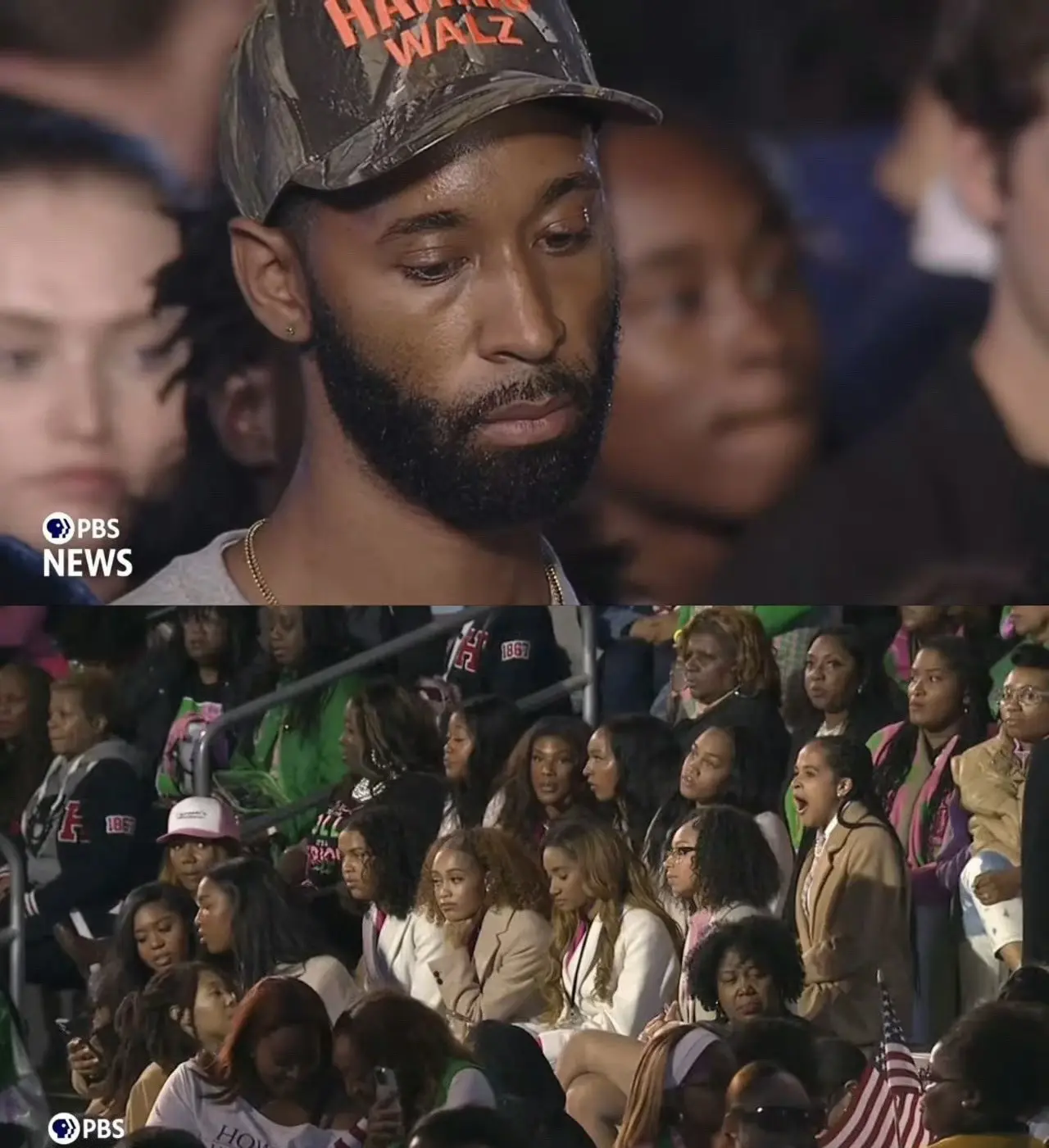 哈里斯竞选总部与特朗普竞选总部对比。