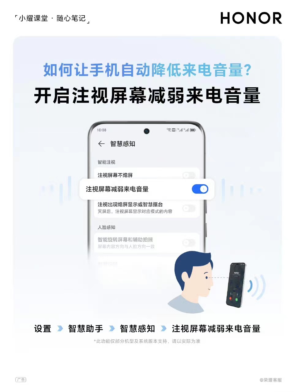 开会怕突然来电，此时你在会议室里，能尴尬的抠出三室一厅吧。那么，#荣耀手机#这个
