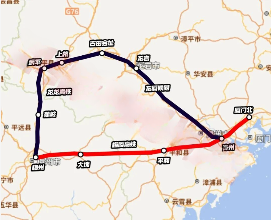 梅州至厦门高铁，势在必行！

梅州至厦门高铁规划由来已久，但是迟迟未落地，这条线