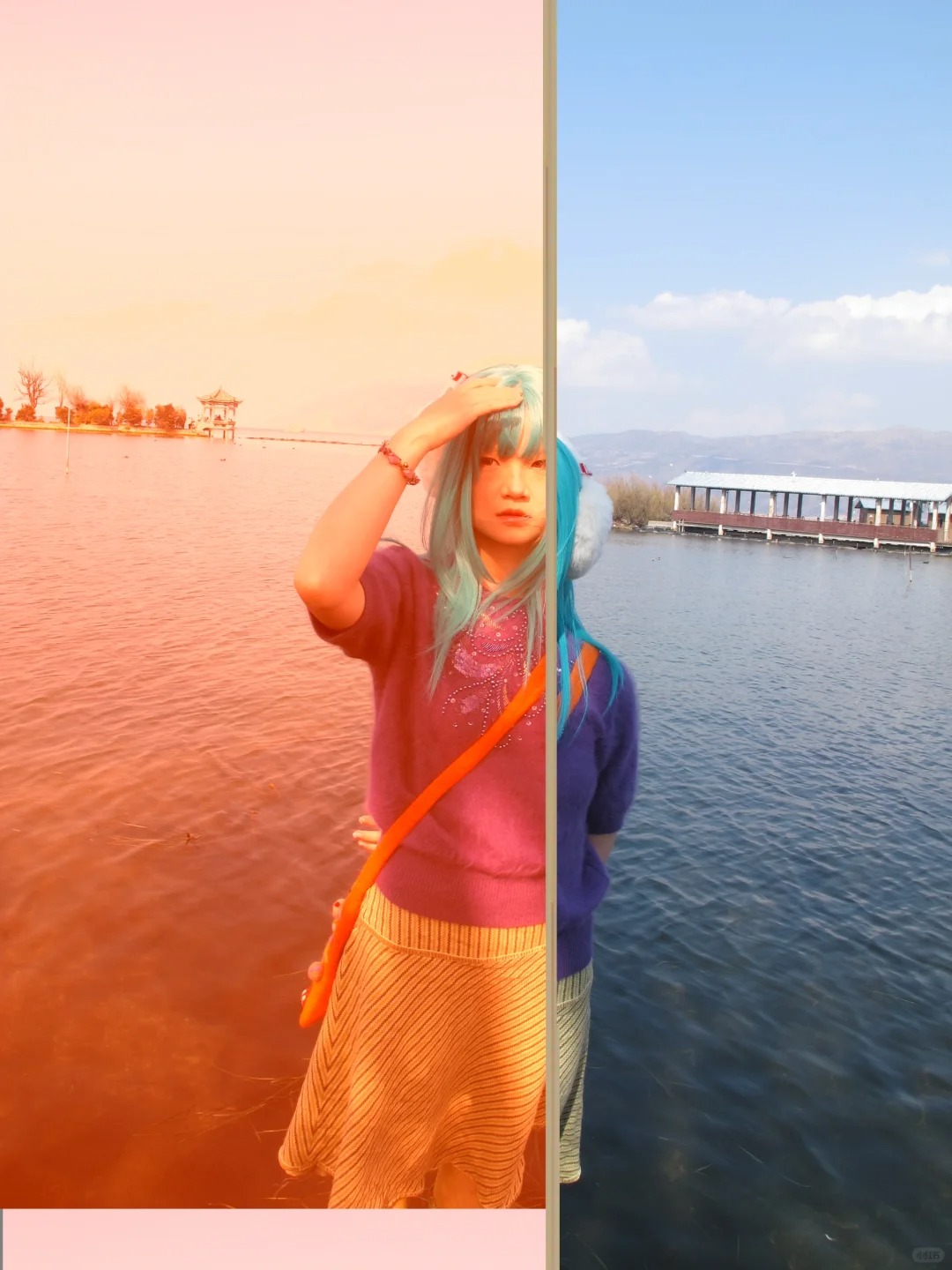 相机卡坏了照片全成这样了5555
导出来人都傻了