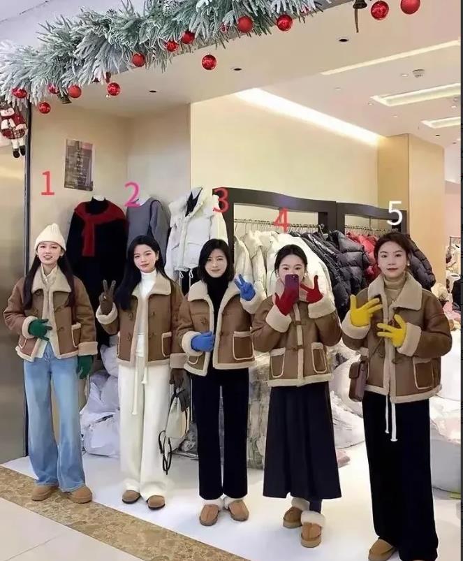 同一款式衣服，谁穿出韵味，你投给几号呢？