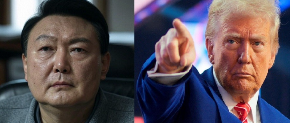 2025年1月的尹锡悦与2021年1月的特朗普之异同：

1，尹锡悦想赖在总统府
