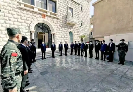 我国驻叙利亚大使馆依然在坚守