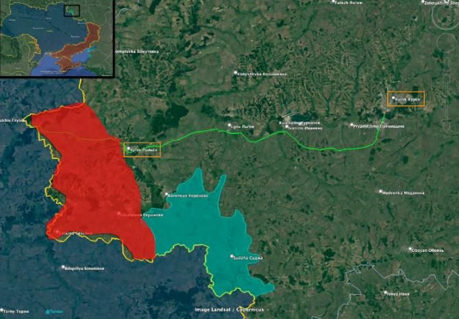 乌军进攻库尔斯克，如果一开始乌军就没有包围盒电站的意图，那就应该直接拿下红色区域