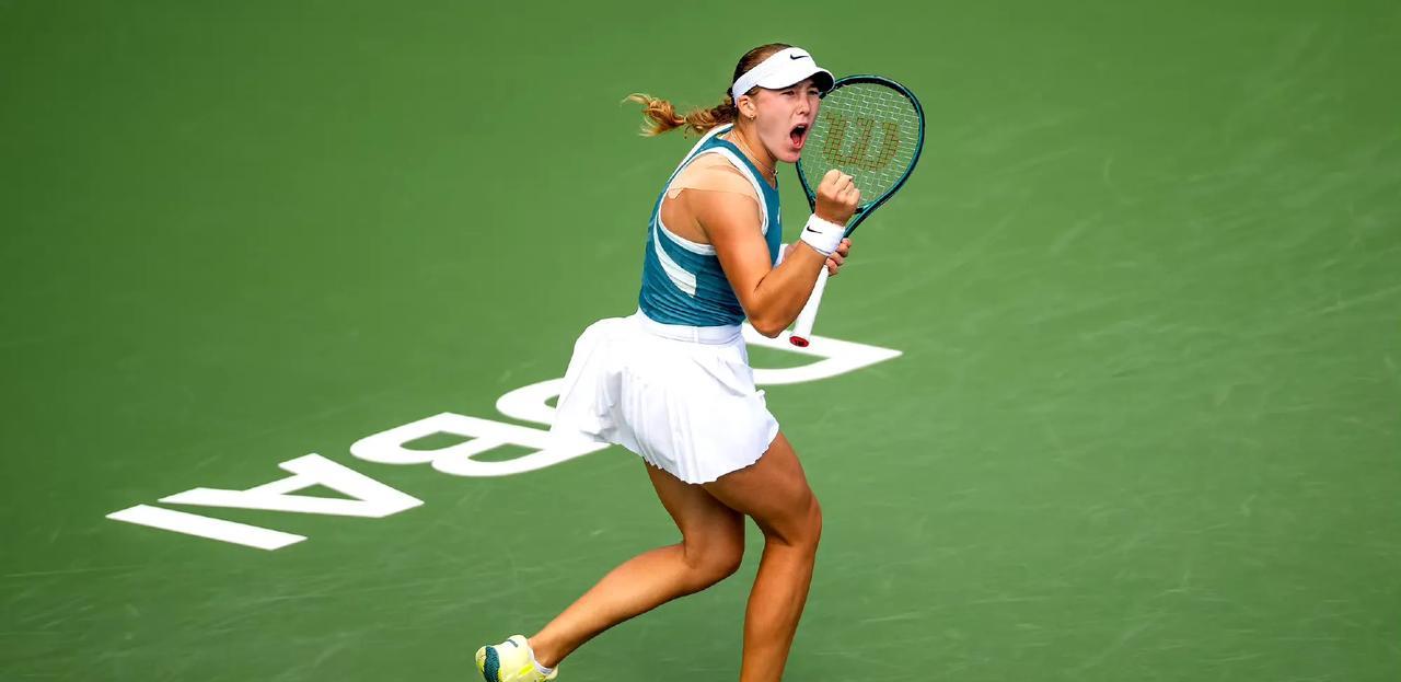 米拉·安德烈耶娃WTA1000迪拜站夺冠之路：
首轮：6-2/6-1阿瓦涅相
第