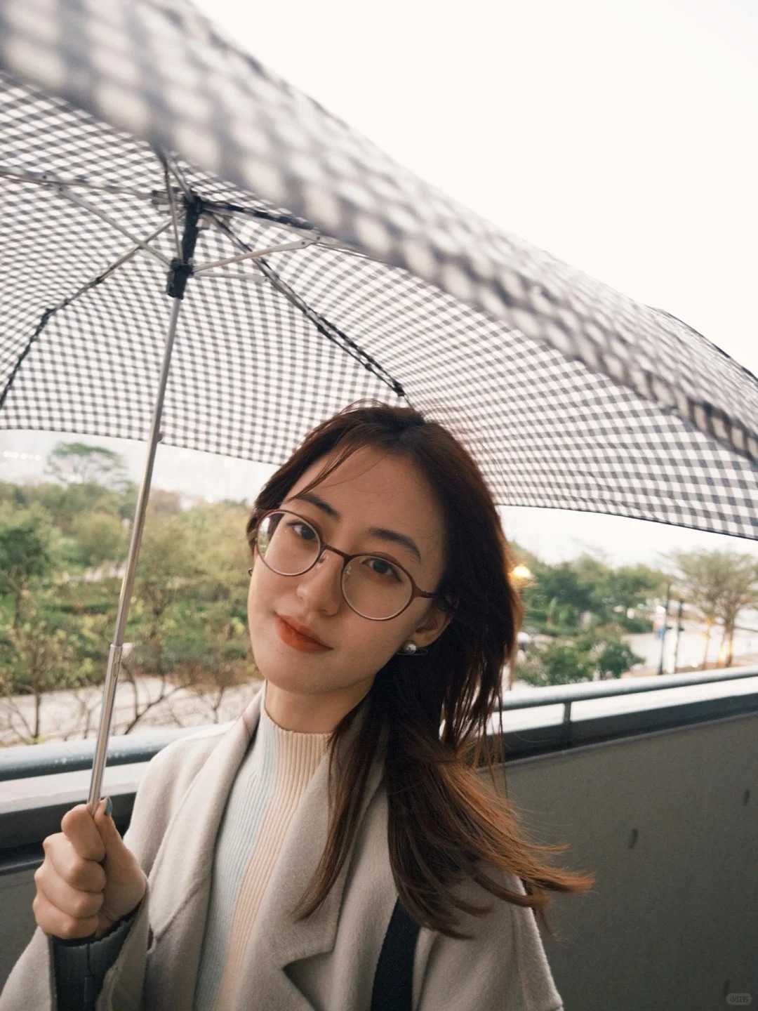 第二次在雨天来香港
感谢我好会拍照的同事uu！☔️