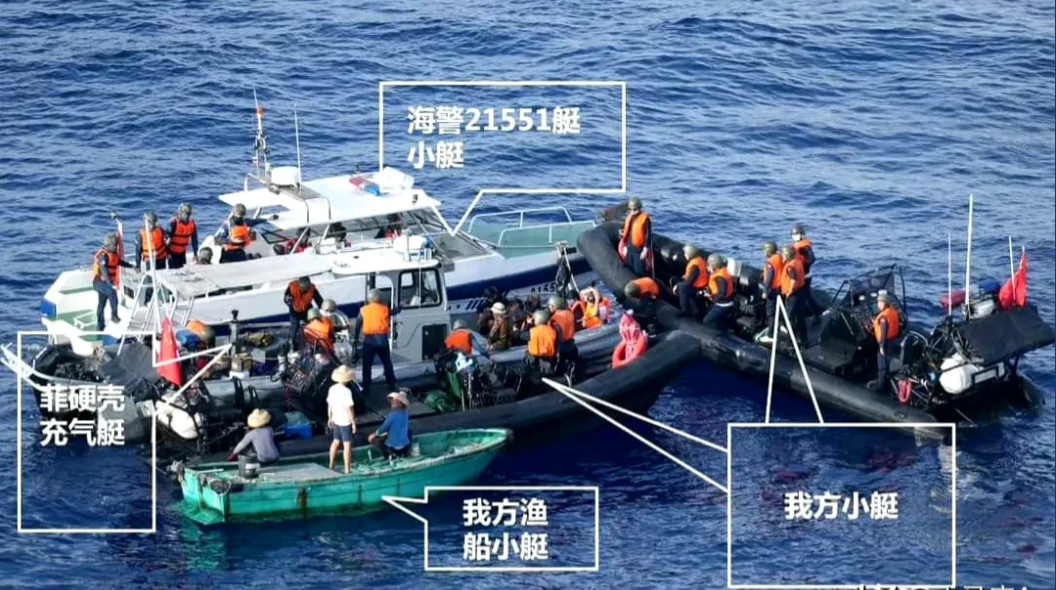 仁爱礁局势突变！中国与菲律宾就仁爱礁坐滩破舰的轮换和补给问题达成了临时安排，菲律