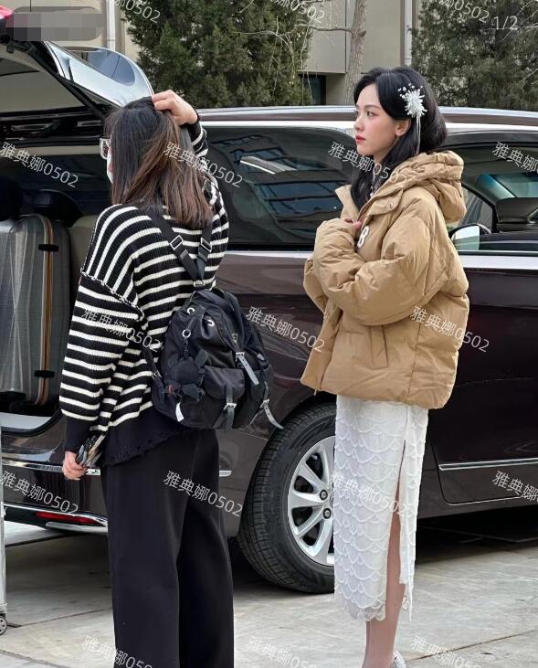 街头遇到陈都灵，本人真的好美好仙，长相古典温婉气质清冷柔美，楚楚动人我见犹怜，就