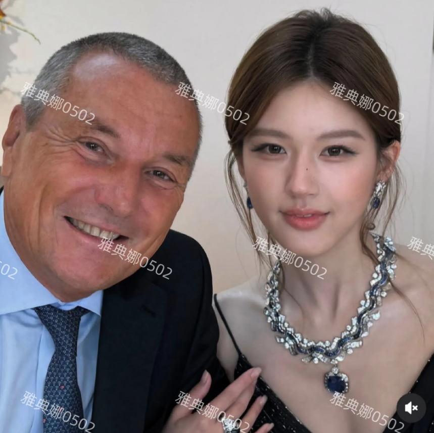 宝格丽CEO发了他和赵露思的合照以及一些赵露思的单人照，老外不喜欢P图这照片很真