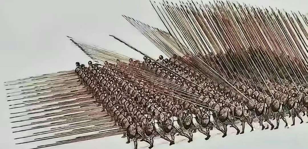 在古代打仗，遇到这样的长枪阵，怎么破？