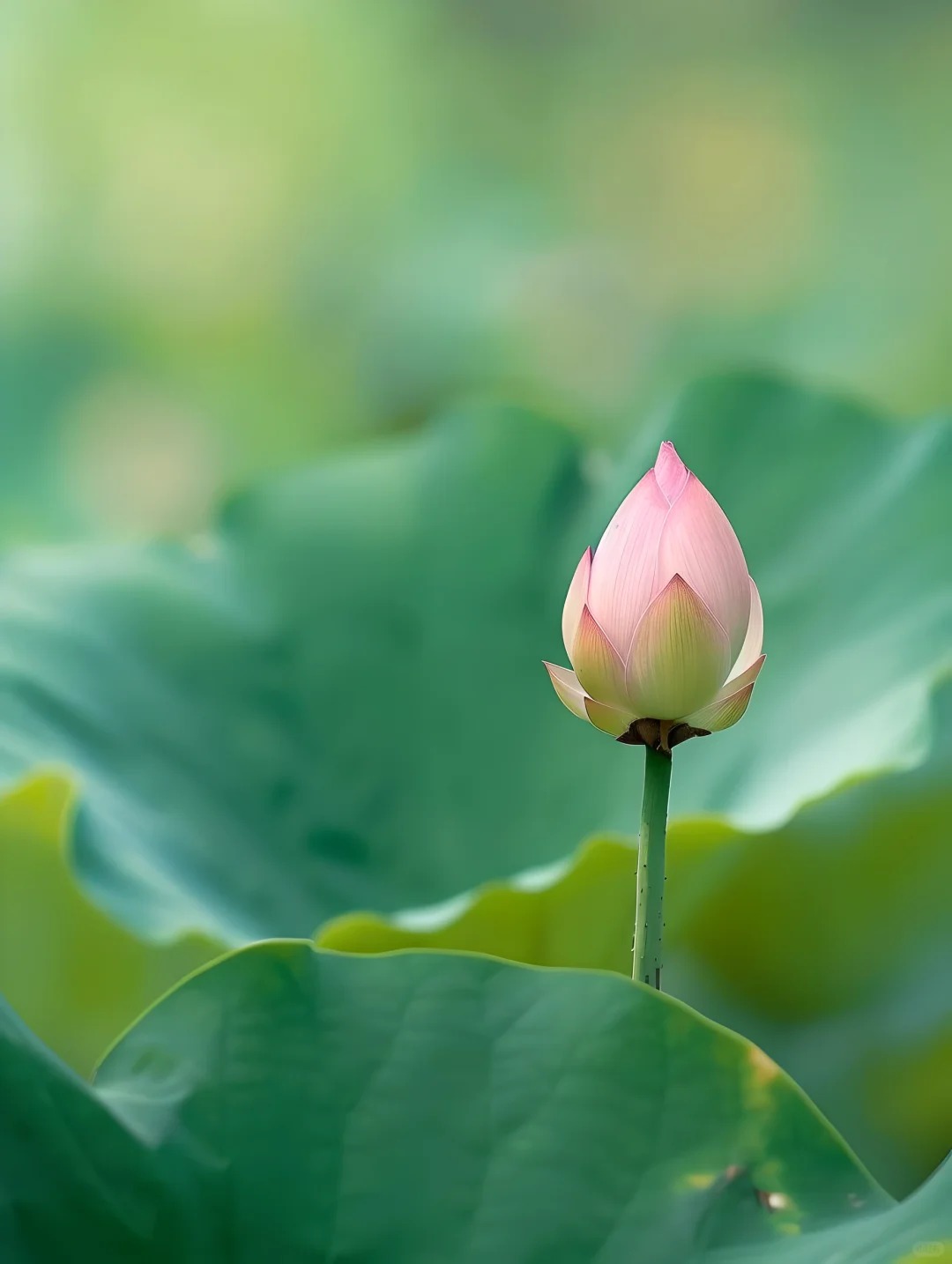 小荷才露尖尖角，没有蜻蜓立上头