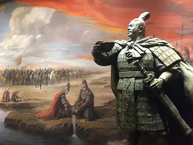 有“战神”之称的十二位武将：

1.战国：白起，2.秦末：项羽；
3.西汉：霍去