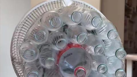 又一个资本骗局！矿泉水瓶真能让风扇吹出凉风吗？看看专家怎么说