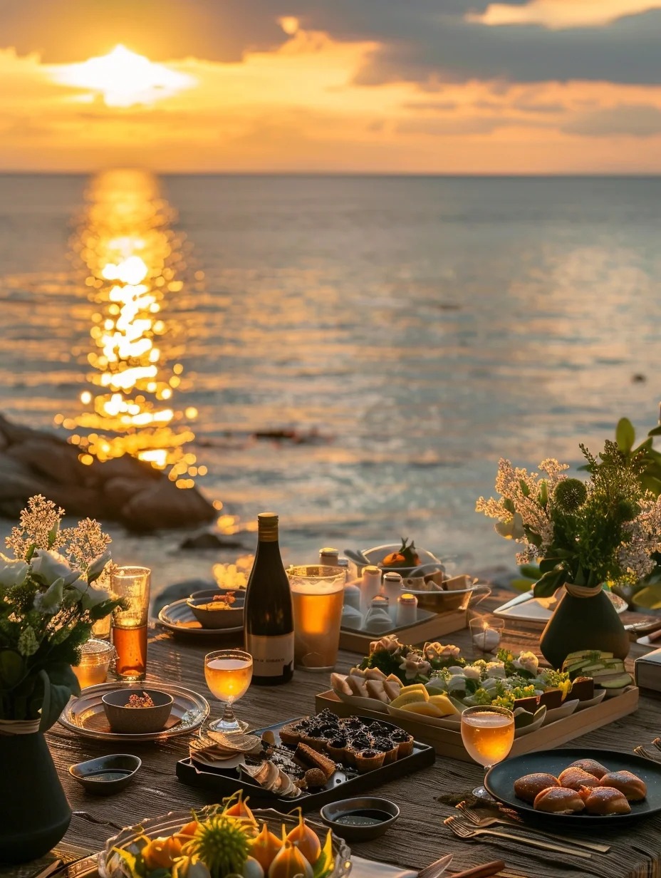 活得像海自由像风
……
夕阳如同调皮的画家，把整片天空染成了调色板。
青春的笑声