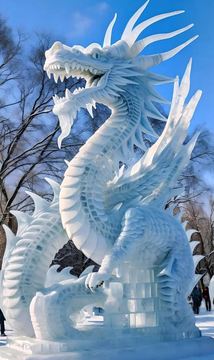 哈尔滨顶级冰雕师一天工资4000，一个月工资12万，一年干两月挣24万。引发网友