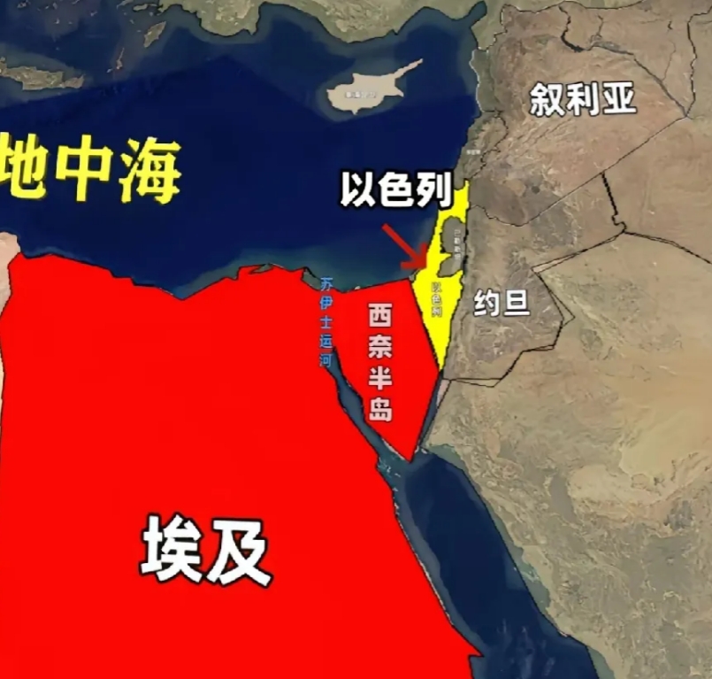 有人问为什么埃及和以色列挨着，却一点事也没有？