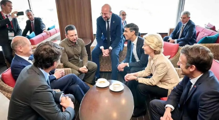 G7峰会下，欧洲国家表态耐人寻味，为何突然不再提没收俄资产？俄乌冲突还在持续，美