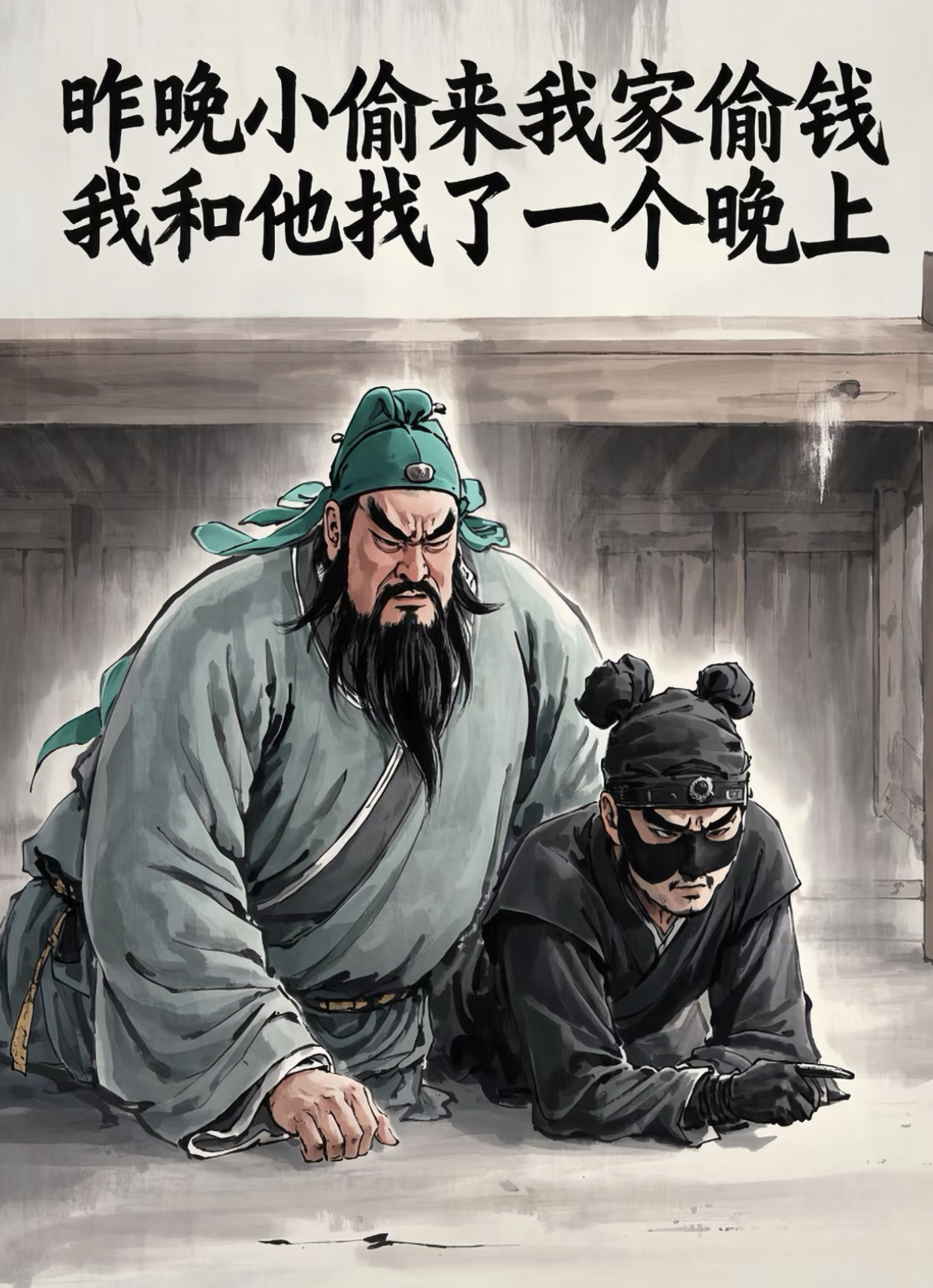 钱是什么东西，小偷和我都迷茫了