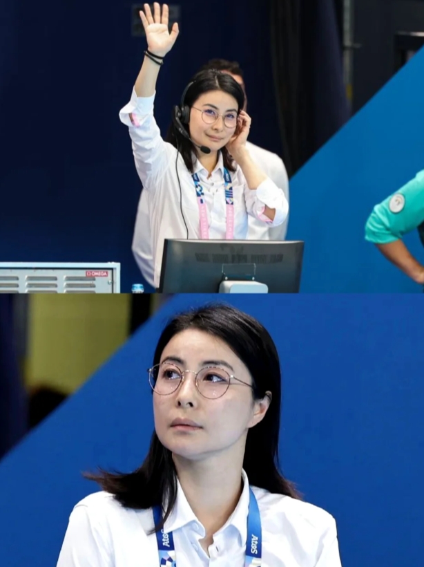 郭晶晶，担任2024巴黎奥运会跳水裁判长，从跳水女王到奥运裁判长，举手投足间，尽