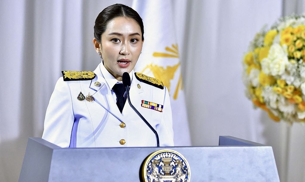 佩通坦成泰国最年轻总理                             