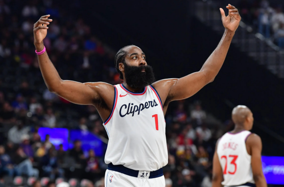 快船110-98费城76人，一战看清这3个事实！

1、哈登15中5怒打10铁，