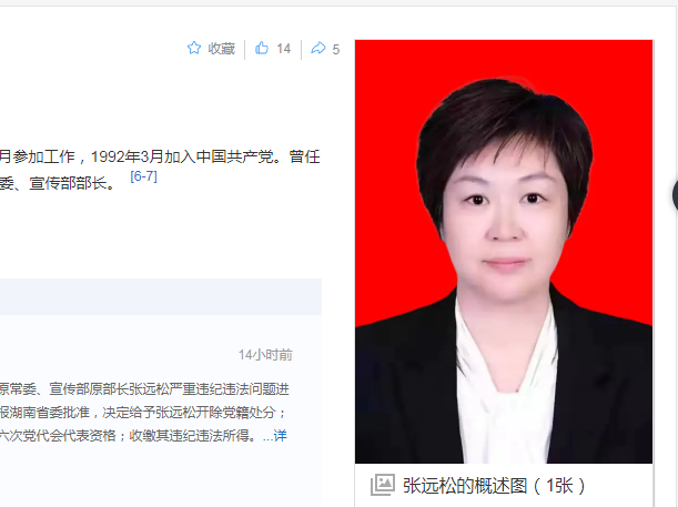 中纪委网站消息，张远松被双开