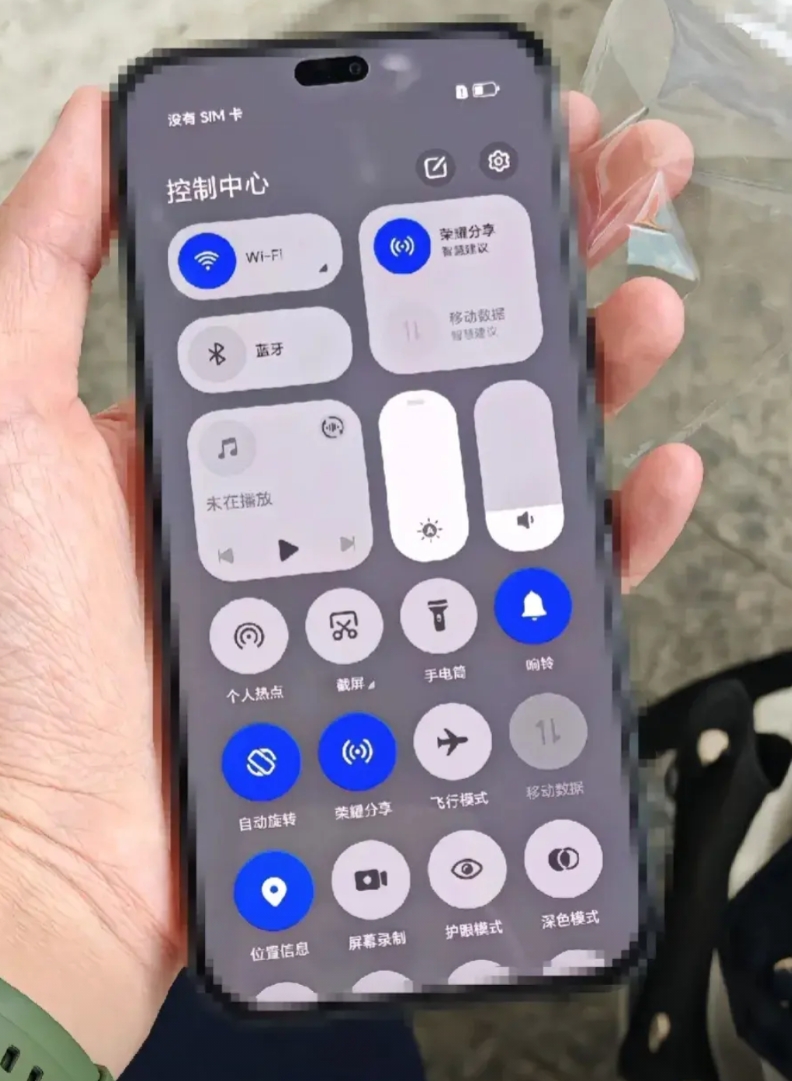 兄弟们，最近看了一个爆料，据说是MagicOS 9.0的控制中心，总体感觉非常圆
