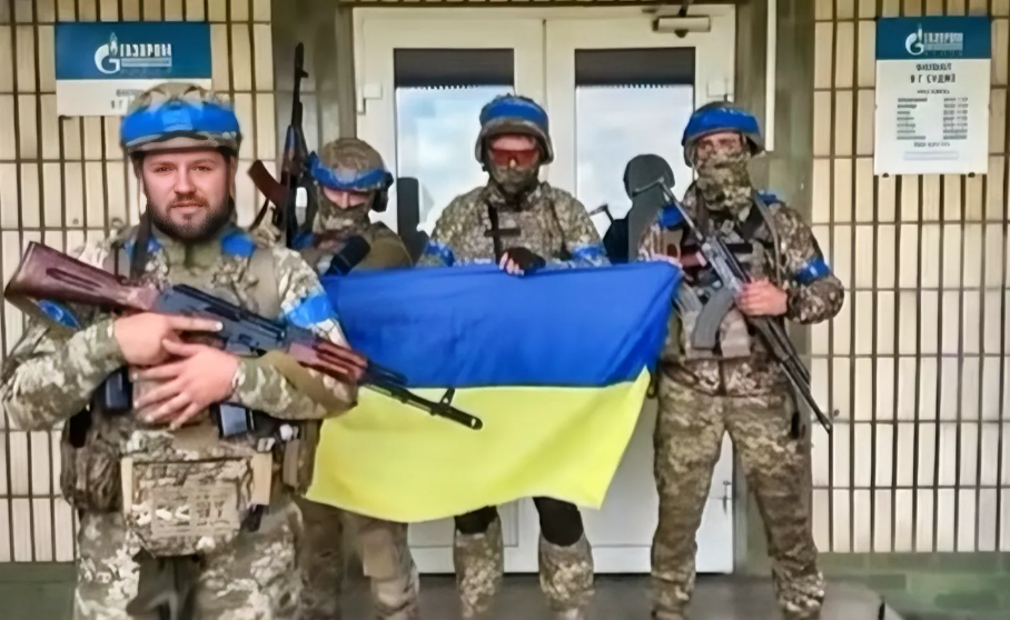 乌克兰战士在社交平台上发布视频，称已占领了库尔斯克苏贾市，但在7号的克宫安全会议