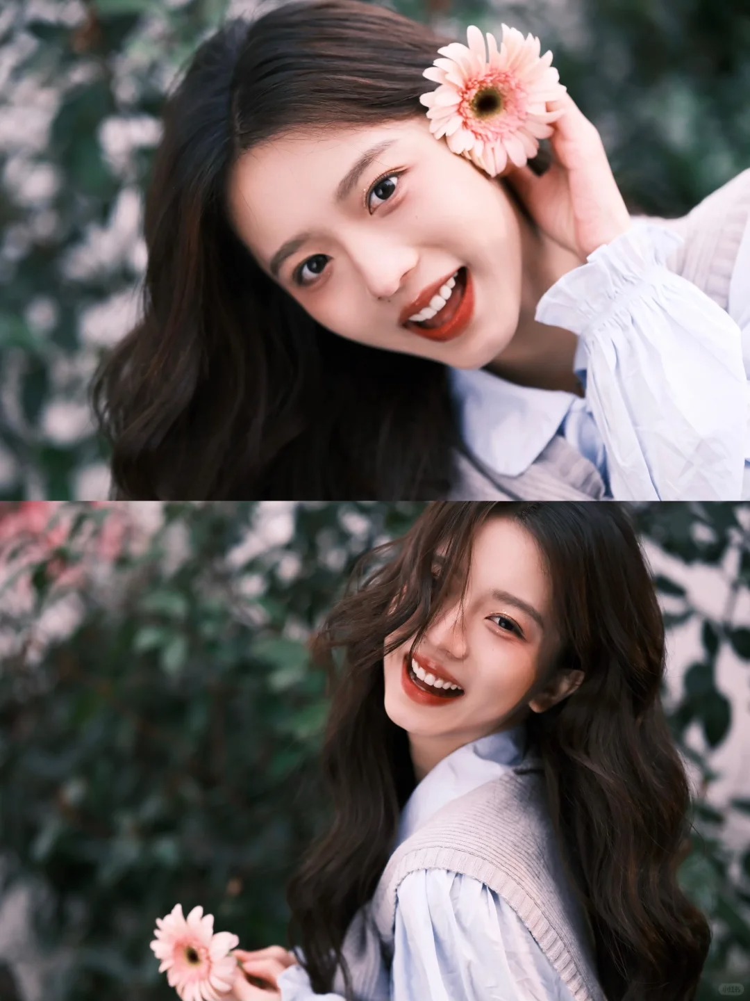 家人们我拍到偶像剧女主啦❗️鲜花拍照太出片