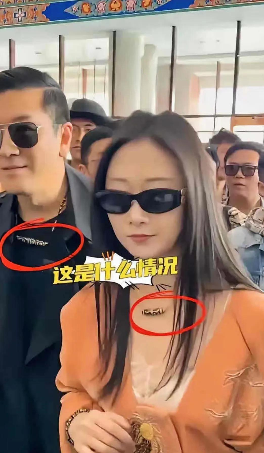杨子果然是回归另一个家庭了？
说是跟黄圣依分开了，但手上婚戒还戴着；跟一个陌生女