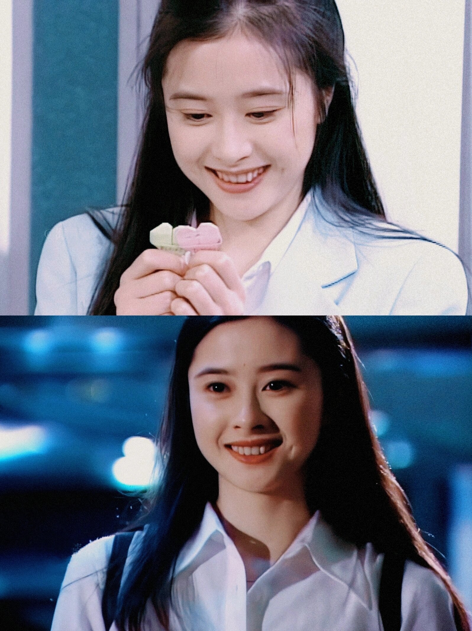 何美钿长的好甜呀！