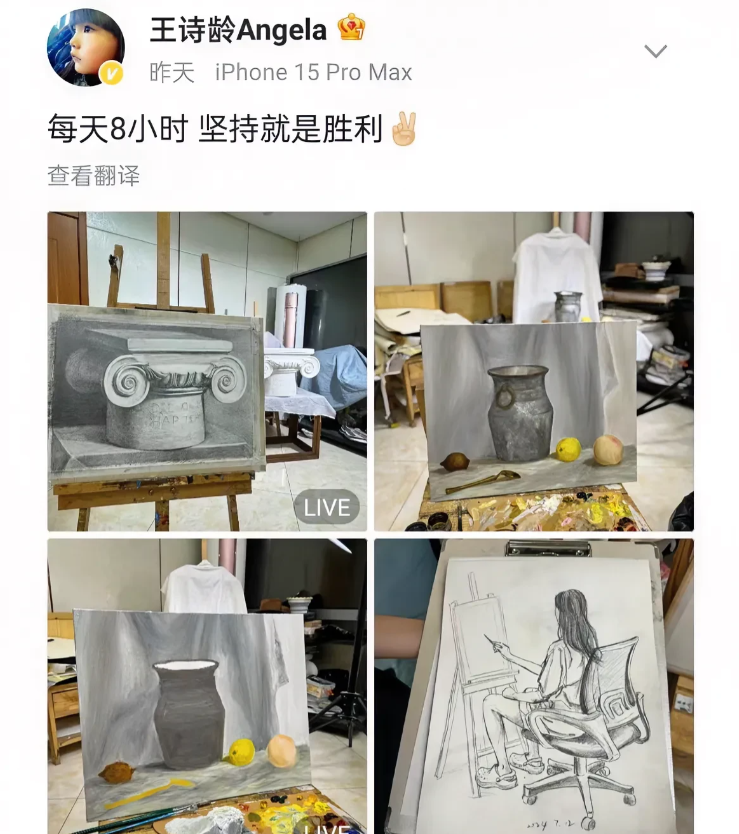 有钱人家的教育：好前卫的教育理念！王诗龄这丫头，之前没正儿八经学过画画基础，素描