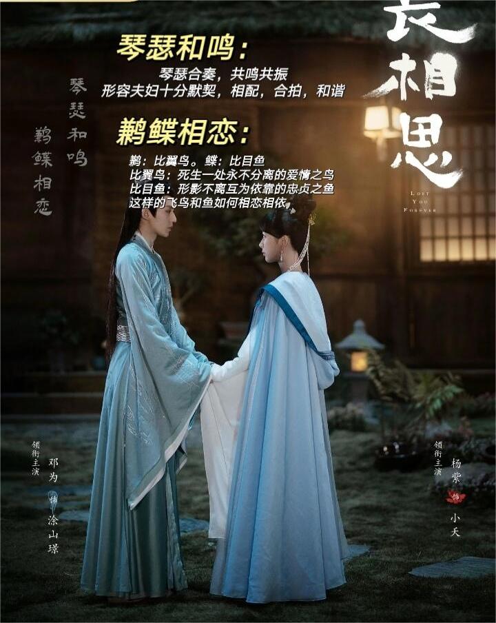 夭璟琴瑟和鸣，鹣鲽相恋到底是何用意？