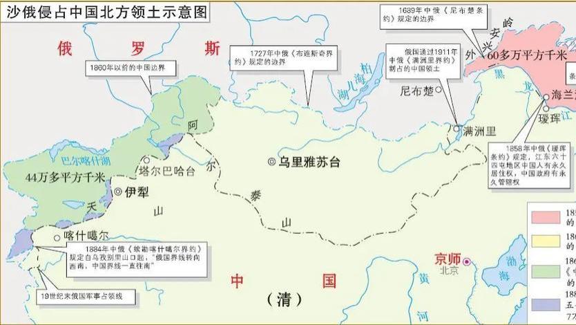 清朝巅峰1316万平方公里疆土，现在960万，还有356万去哪了？